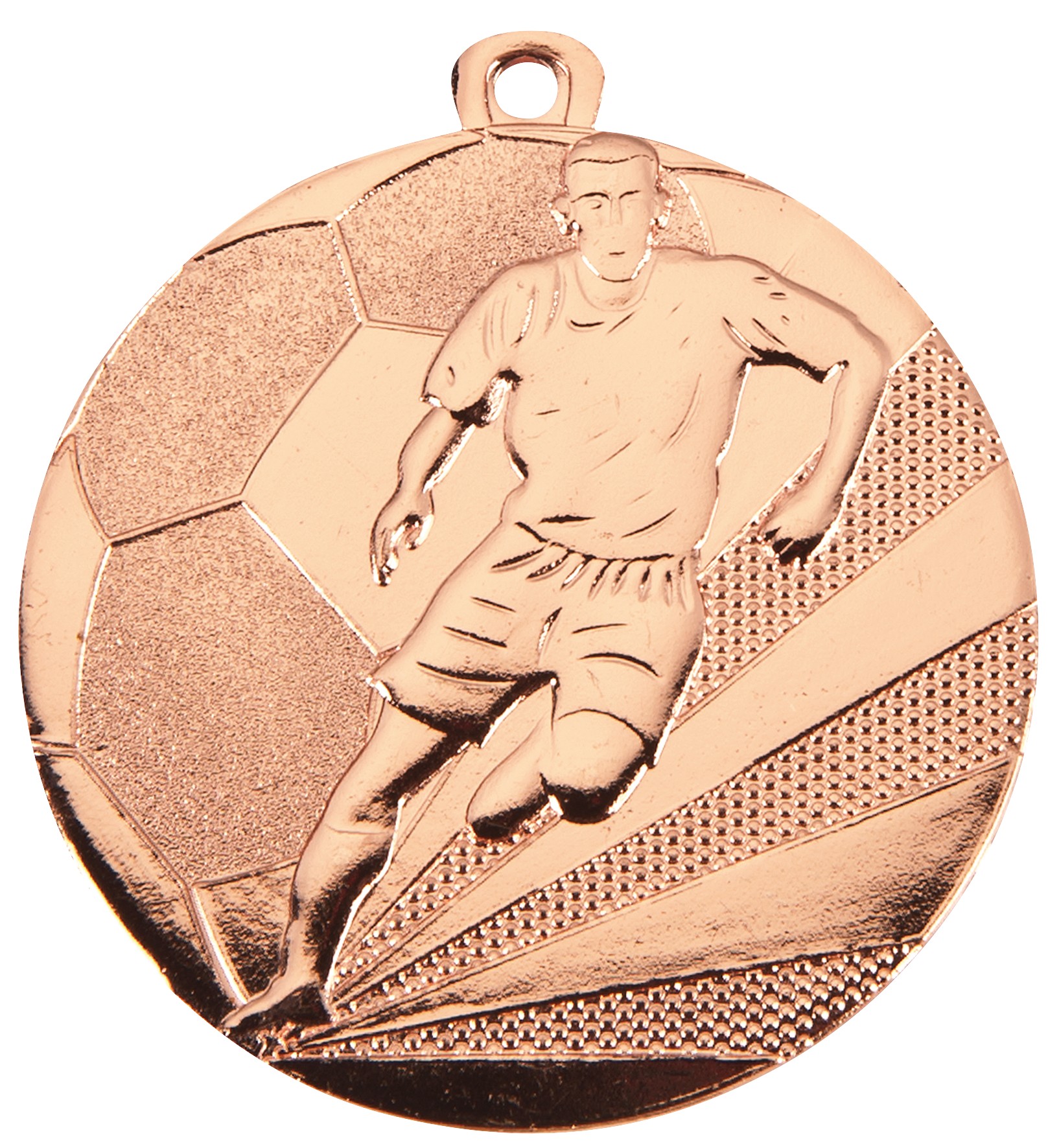 Voetbal Heer Medaille D112 goud-zilver-brons Ø 50 mm compleet